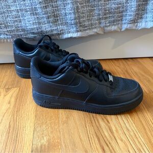 Nike Air Force 1 ‘07 Men’ Size 9.5 Black